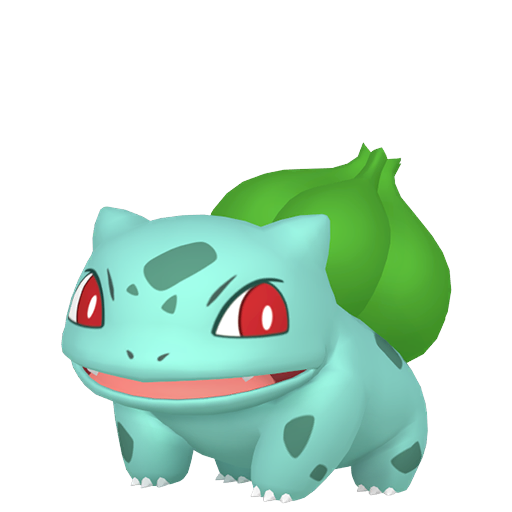 Bulbasaur sprite from Pokemon Pokopia showing the Seed Pokemon with Grow specialty