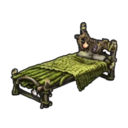 Simple Bed with Headboard