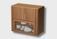 Veneer Glass Cupboard