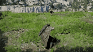 Leg Sweep skill animation in Crimson Desert