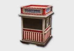 Colorful Ticket Booth furniture item in inZOI