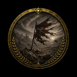 Round badge icon for the achievement Oath Scattered to the Wind