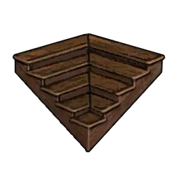 Corner Stairs (mahogany)