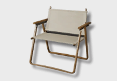 Lightweight Folding Lounge Chair outdoor furniture item in inZOI
