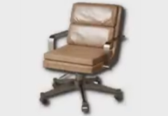 Double Cushion Desk Chair furniture item in inZOI