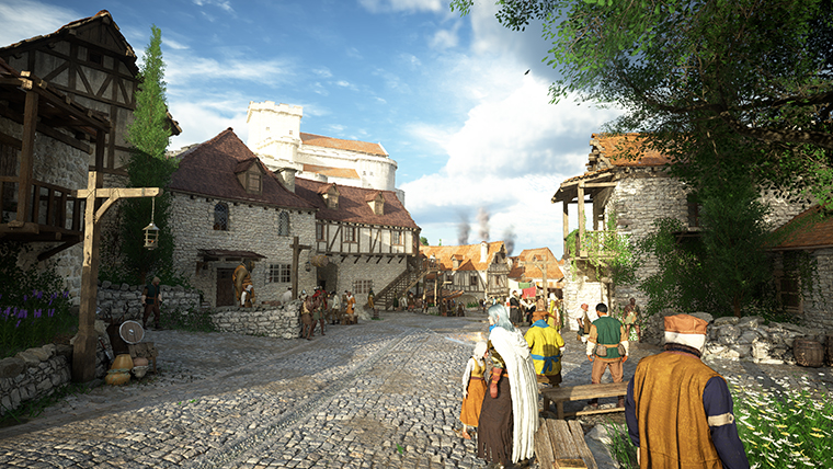 Dynamic world event with villagers reacting to threats