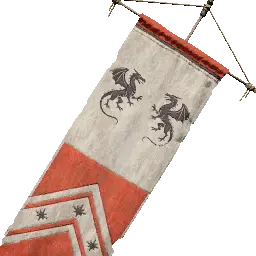 Medium Wyvernflames Banner Pike