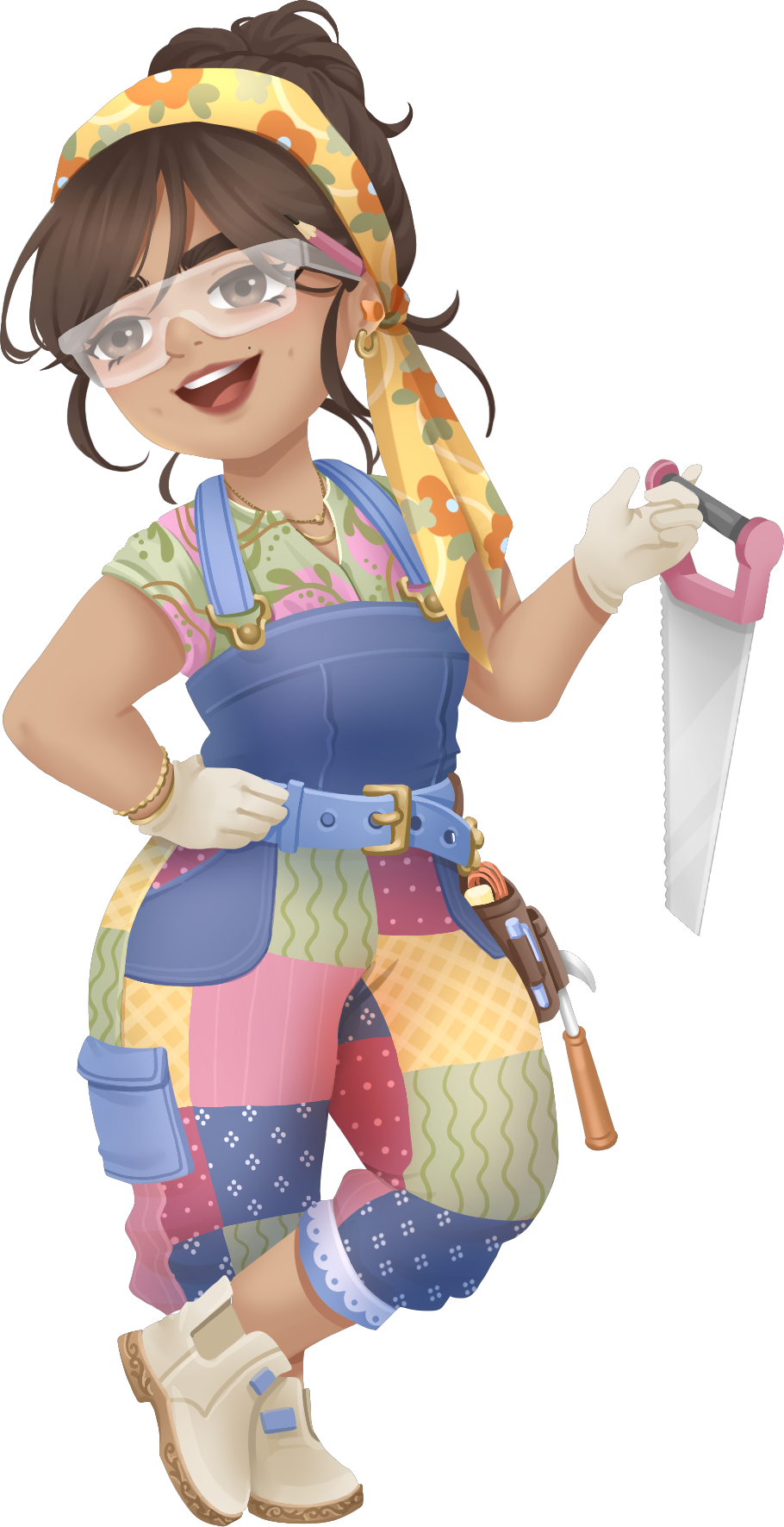 Full-length character illustration of Estella from Loftia.