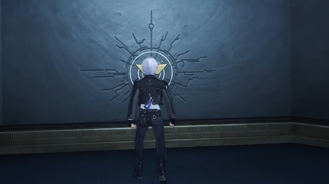 Player character syncing at a Wertheimer Tower terminal