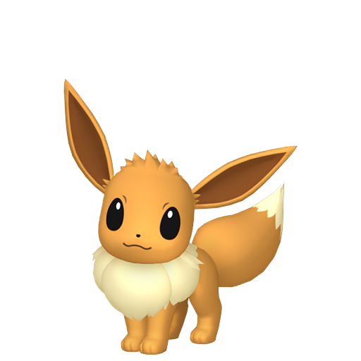 Eevee sprite from Pokemon Pokopia found in Palette Town