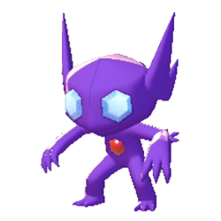 Sableye sprite from Pokemon Pokopia, the Darkness Pokemon featured in the Sableye limited-time event