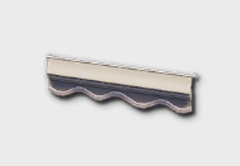 inZOI living room furniture - Wave Pattern Fabric Blinds