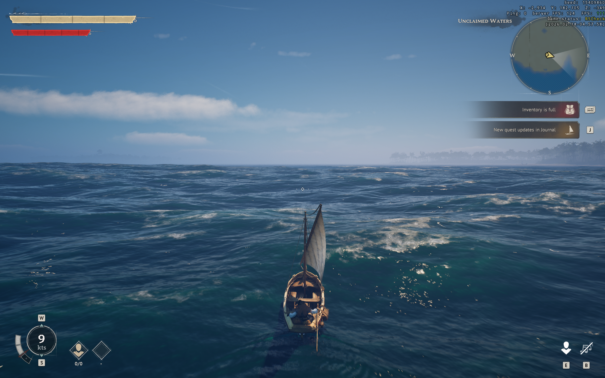 Exploring the ocean and distant islands by ship in Windrose