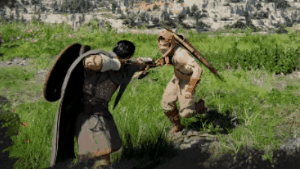 Multishot skill animation in Crimson Desert