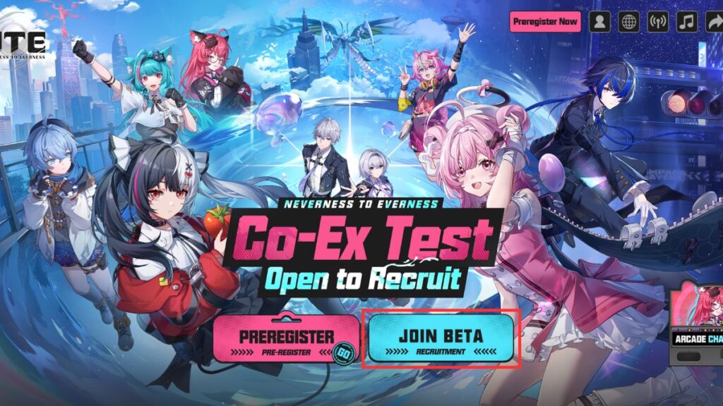 Co-Ex Test beta promotional key art