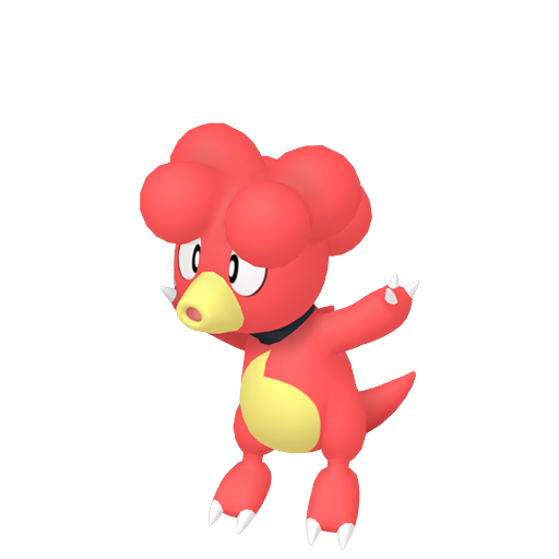 Magby sprite from Pokemon Pokopia showing the Live Coal Pokemon with Burn specialty