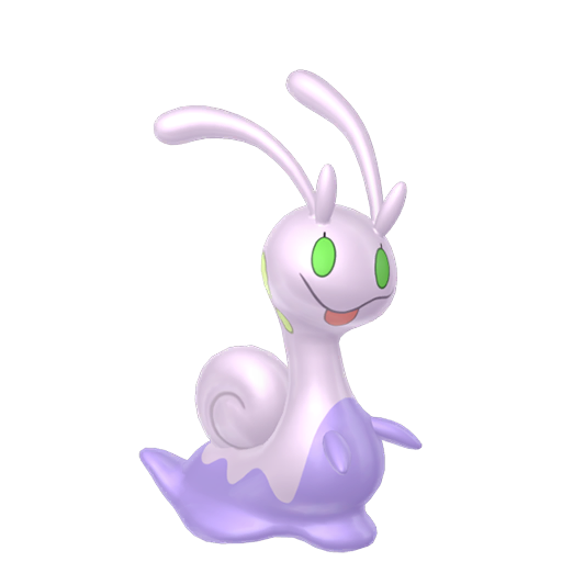 Sliggoo sprite from Pokemon Pokopia showing the Soft Tissue Pokemon with Water specialty