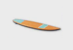 Sunset Wave Surfboard furniture item in inZOI