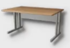 Desk with Lower Partition furniture item in inZOI
