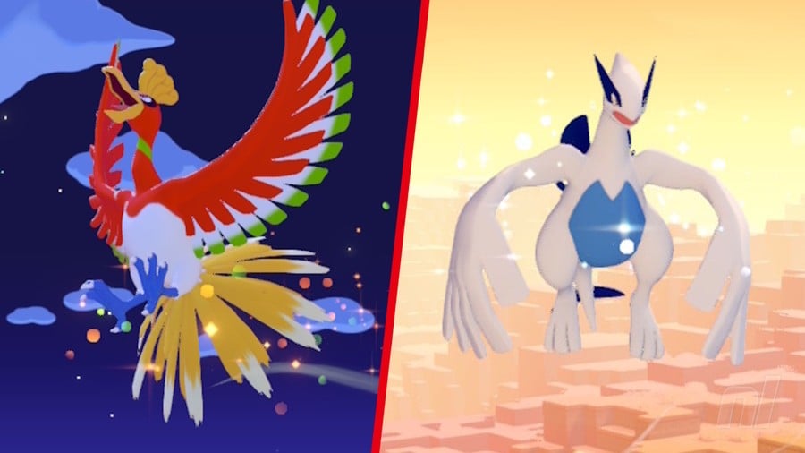 Ho-Oh and Lugia legendary Pokemon in Pokemon Pokopia