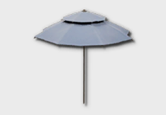 Angled Parasol outdoor furniture item in inZOI