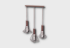 Framed 3 Bulb Pendant Lighting