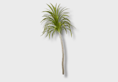 Bent Willow Tree outdoor furniture item in inZOI