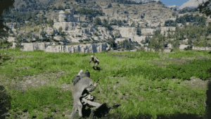 Evasive Shot Spirit skill animation in Crimson Desert