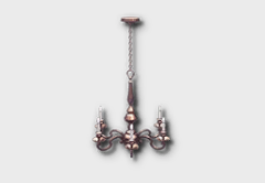 inZOI living room furniture - Antique Chandelier