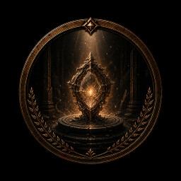 Round badge icon for the achievement Rekindled Relic