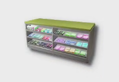 Convenience Store Cashier Counter furniture item in inZOI