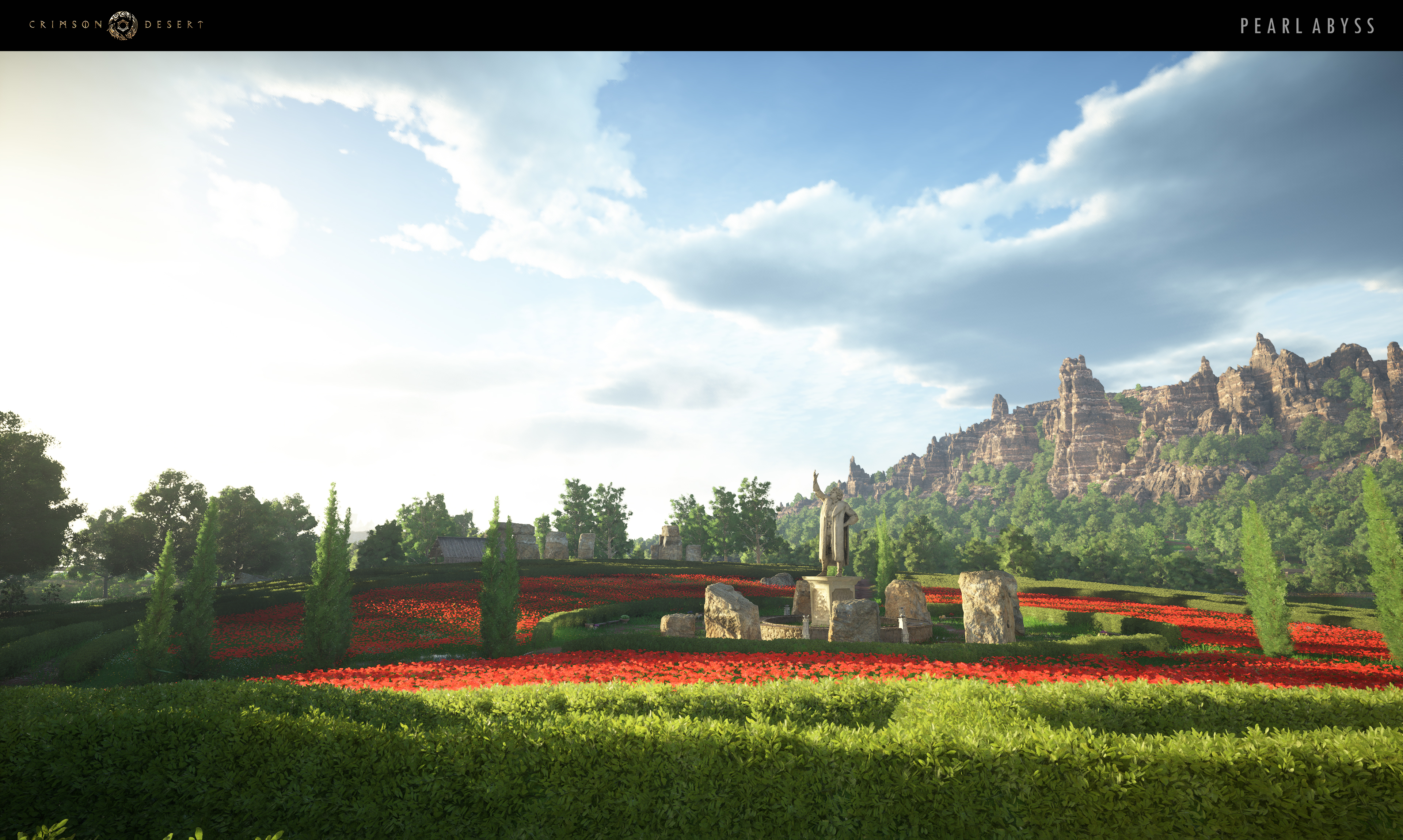 NPC merchant interaction in a bustling town square