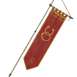 Small Flame Knights Banner Pike