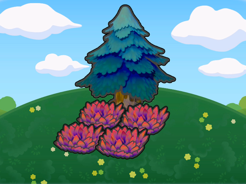 Tree-Shaded Red Tall Grass habitat icon