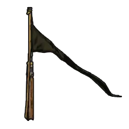 Fine Black Flagpole