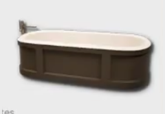 Curved Bathtub bathroom furniture item in inZOI