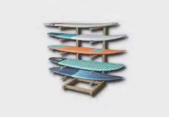 Horizontal Surfboard Stand furniture item in inZOI