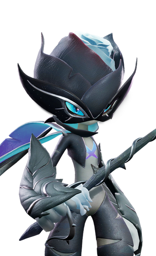Official artwork of the Aniimo Thornblade in its Thunderstorm Form