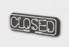 Neon Closed Sign - inZOI bedroom furniture