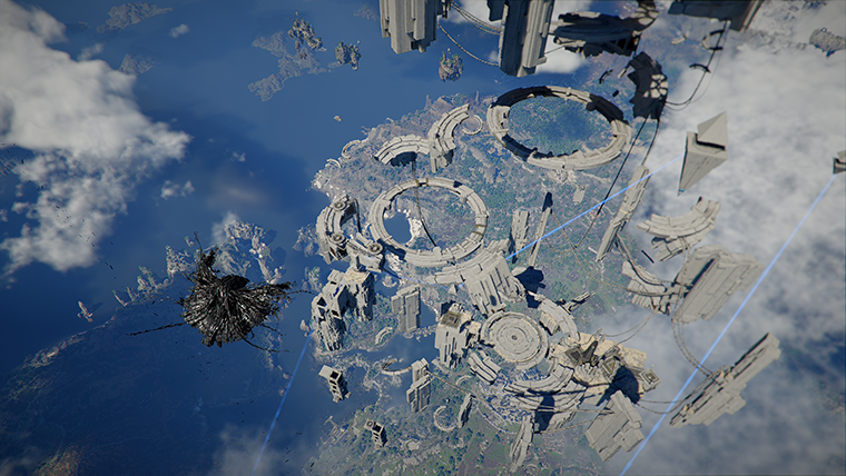 Crimson Desert April 2026 update - improved distant scenery before comparison