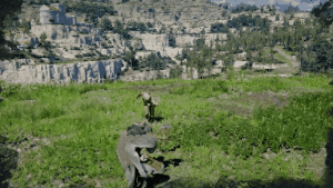 Leaping Smash skill animation in Crimson Desert