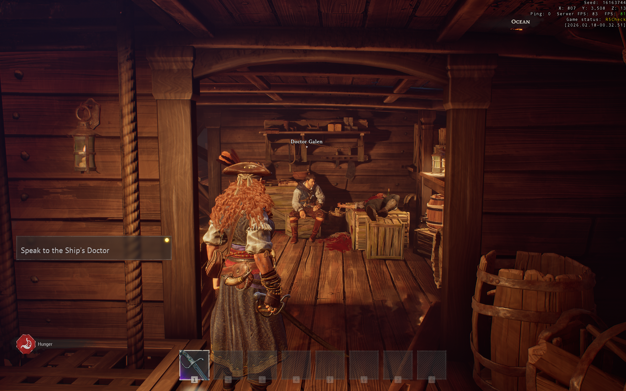 Player under attack by enemies in Windrose combat