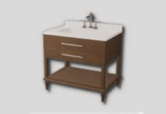 Double Drawer Faucet bathroom furniture item in inZOI