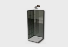 Minimalist Marble Shower Booth bathroom furniture item in inZOI