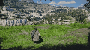 Aerial Stab skill animation in Crimson Desert