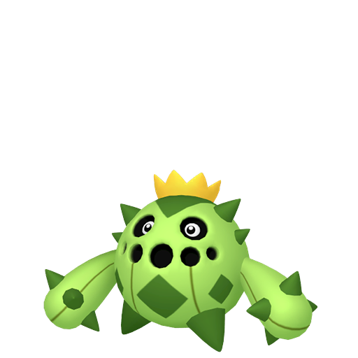 Cacnea sprite from Pokemon Pokopia showing the Cactus Pokemon with Grow specialty