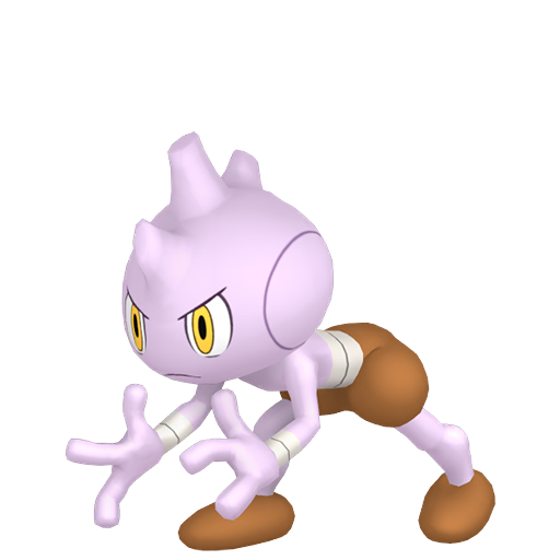 Tyrogue sprite from Pokemon Pokopia showing the Scuffle Pokemon with Trade specialty