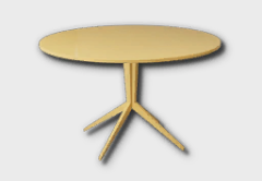 Round Wooden Table