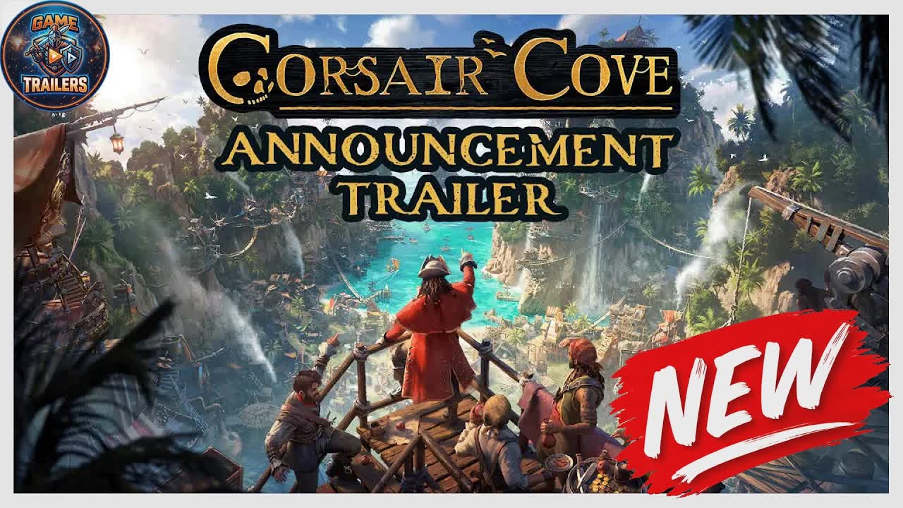Corsair Cove announcement trailer thumbnail - revealed April 17 2026 at the FYNG show