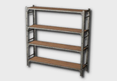 Wide Steel Garage Shelf bathroom furniture item in inZOI